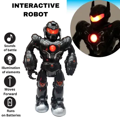 Kids Interactive Electric Robot Toy Walking Sound Toy Robots • £14.49