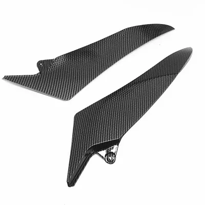 For Yamaha YZF R1 2009-2014 Carbon Fiber Gas Tank Side Trim Cover Fairing Cowl • $111.09