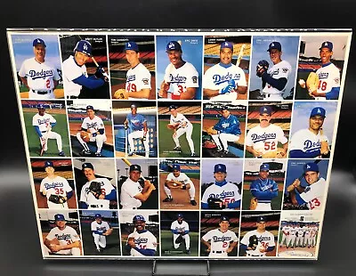 1992 LOS ANGELES DODGERS Mothers Cookies 28 Card Team Set Uncut Sheet MINT • $54