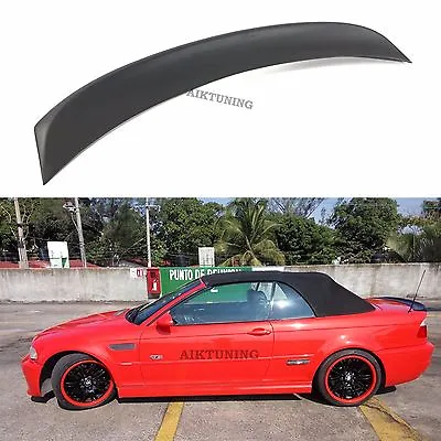 Rear JDM Boot Trunk Ducktail Spoiler Wing Lid Lip (Fits BMW E46 Cabrio Convert) • $229