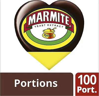Marmite Yeast Extract Vegan Spread 100 X 8 G Love Portions | 1 Pack 800 G • £14