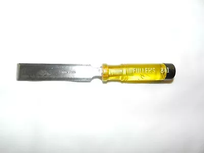 Vtg Fullers 841 3/4  Bevel Edge Tool Steel Yellow Handle Unbreakable Wood Chisel • $6.95