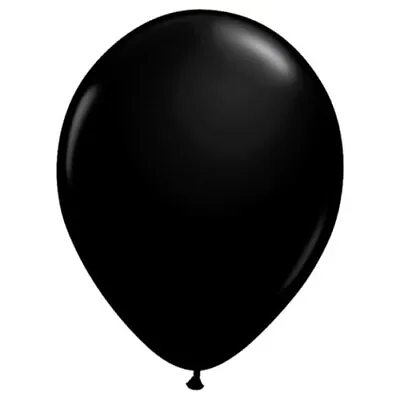 Qualatex Onyx Black 9  Latex Balloons 100ct • $19.99