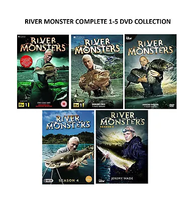 £89.99 • Buy RIVER MONSTERS COMPLETE SERIES 1-5 DVD Season 1 2 3 4 5 Brand New Sealed UK R2