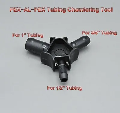 PEX-AL-PEX Tubing Chamfering Tools Reaming Rounder For 1/2  3/4  1  PEXwork • $19.98