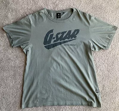 G Star Raw Originals Men’s XL Green “Just The Product” T-Shirt • $12