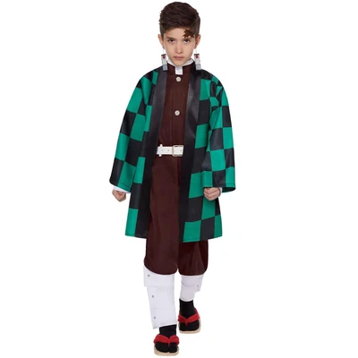 $74.99 • Buy Demon Slayer Tanjiro Costume Child Size Large 12-14 Spirit