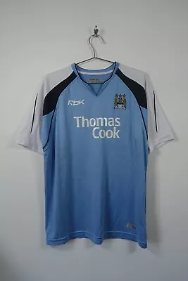 Vintage Manchester City 2006/2007 Home Football Reebok Mens Large Thomas Cook  • £29.74