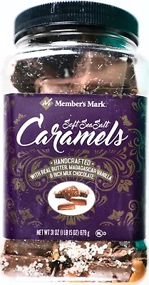 $23.58 • Buy Member's Mark Milk Chocolate Soft Sea Salt Caramels Handcrafted, 31 Ounces