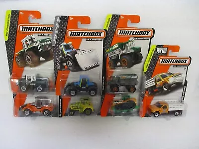 Matchbox Thailand Superfast 2013 Lot Of 7 Assorted Farming Vehicles Carded • $5.25