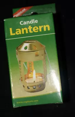 Coghlan's Candle Lantern Aluminum Brass Finish- Small For Tub Candles. • $9.99