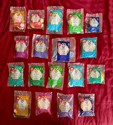 McDonald's 2000 Ty Beanie Babies - Complete Set Of 18 - NEW • $13.95