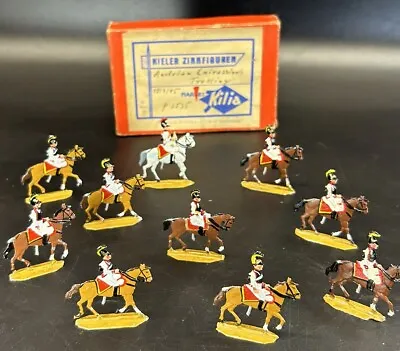 Vintage Tin Flats Austrian Cuirassiers Trotting 1813 - 15 With Box P3535 Kieler • $59.95