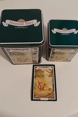 Vintage Foxwood Tales Tins (Lot Of 2) • $15