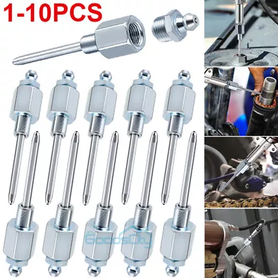 1-5 PCS Grease Gun Injector Tip Needle Attachment Coupler Fittings Kit 1/8  NPT • $18.99