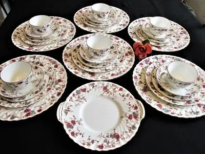 Minton 'ancestral' S376  Bone China England Dinner Set • $165