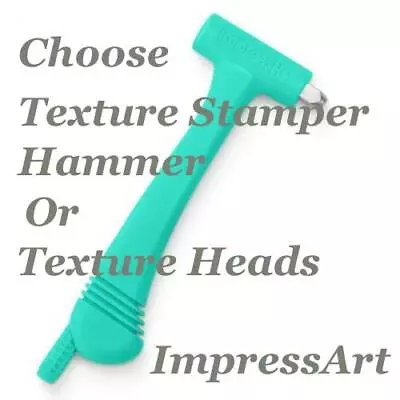 Impressart Metal Stamping Choose KIT Texture Stamper Hammer Or Replacement Head • £12.99