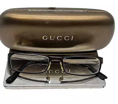 Gucci Eyeglasses Womens Frame Gg 1865 Gold 51-17-9-2 Metal Flex Hinge • $59.99