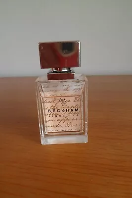 Beckham Signature 30 Eau De Toilette Spray Discontinued Slightly Used • £14.99