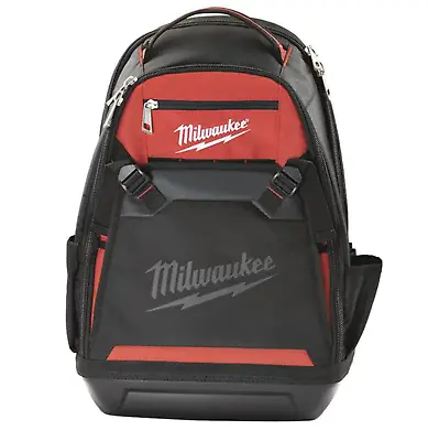 Milwaukee Jobsite Backpack Tool Storage Bag Heavy Duty Construction Book Bag • $95.96