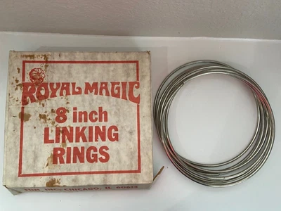 £9.81 • Buy 8 Inch Linking Rings (Set Of 8) - Royal Magic 