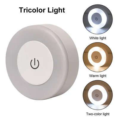 Wireless Under Cabinet Lights Tap Push Button Light Battery Operated Night Light • $10.25