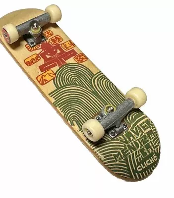 Vintage Tech Deck Fingerboard Javier Mendizabal Cliche Skateboard Skater Board • $24.99
