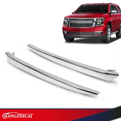 Fit For 2015-2020 Chevrolet Tahoe Suburban Front Bumper Trim Molding Left &Right • $24.98