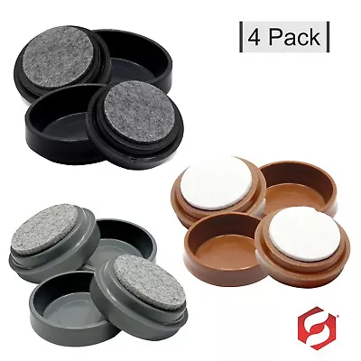 £3.49 • Buy Furniture Floor Protector Castor Cups Chair Sofa Feet Cap Caster Cups Floor NEW
