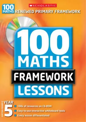 100 New Maths Framework Lessons For Year 5 (100 Maths Framework Lessons Series) • £3.35