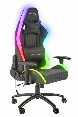 £149.99 • Buy Used X Rocker Alpha RGB Neo Motion LED ESports Gaming Chair-RK77.