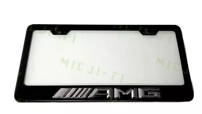 3D AMG Mercedes Benz Emblem Stainless Steel License Plate Frame Rust Free • $16.50