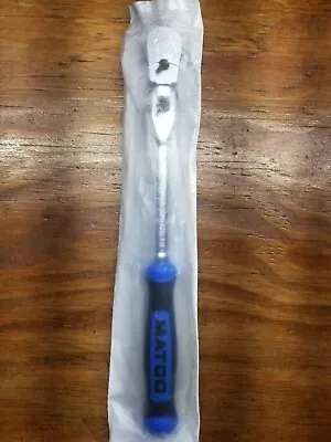 BRAND NEW Matco Tools 3/8 Locking Flex Head Ratchet 12.5 Inch Black And Blue • $129