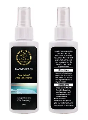 £10.99 • Buy Pure MAGNESIUM OIL Spray | 100% Natural Dead Sea Minerals | 100ml