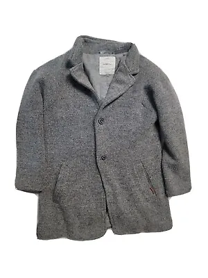 $36 • Buy Zara Boy's Knit Wear Jacket 10 Boys Gray Button Up