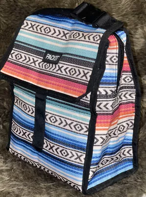$10 • Buy PackIt Freezable Lunch Bag -Built In Cooling Chills Food & Drinks For Hours Boho