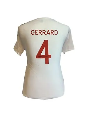 £75 • Buy Steven Gerrard Hand Signed T-shirt England Sutiable For Framing £75