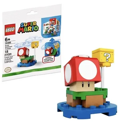 *BRAND NEW* Lego Super Mario Set #30385 Super Mushroom Surprise Polybag • $8.96