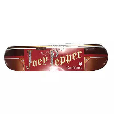 Vintage Joey Pepper Zoo York Skateboard Deck - New In Wrap Boston Skateboarding  • $155.98