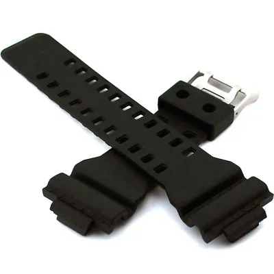 Casio Mens G-Shock Resin Replacement Watch Band Black • $20.11