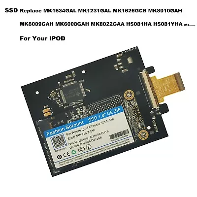 160GB SSD Replace 1.8 TOSHIBA MK1634GAL Hard Drive Disk For Ipod Classic 7th Gen • $66.80