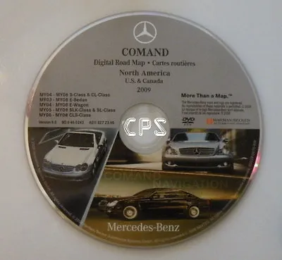 2004 2005 2006 2007 2008 Mercedes E Class 320 350 500 550 55 Navigation DVD Disc • $199.99