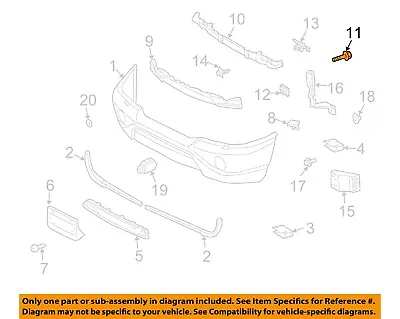 MERCEDES OEM 00-03 ML55 AMG Front Bumper-Reinforcement Screw 0079904201 • $9.16