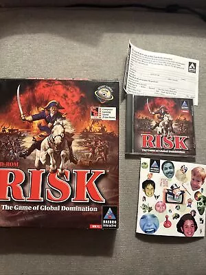 Vintage Hasbro Risk Big Box PC Game Windows 95 CD Rom Strategy 1996  • $19.99