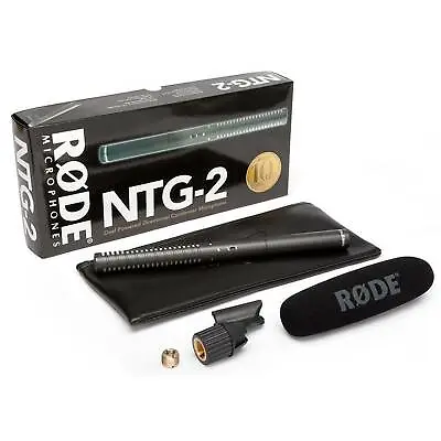 £222 • Buy Rode NTG-2 Shotgun Condenser Microphone For Broadcast Field Recording