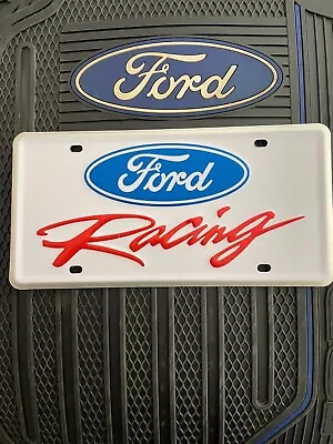 Ford Racing License Plate W/ Raised Letters Mustang Foxbody Vintage Motorsport • $50