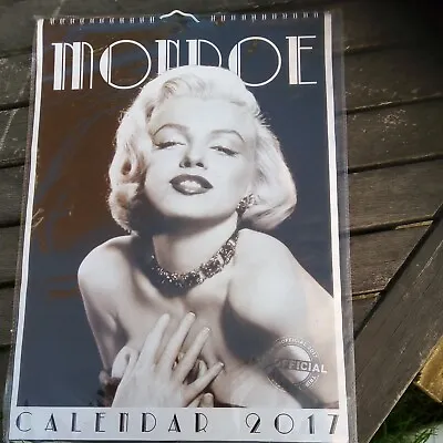 MARILYN MONROE CALENDAR SEALED 2017 13 X 10 Ins • £10