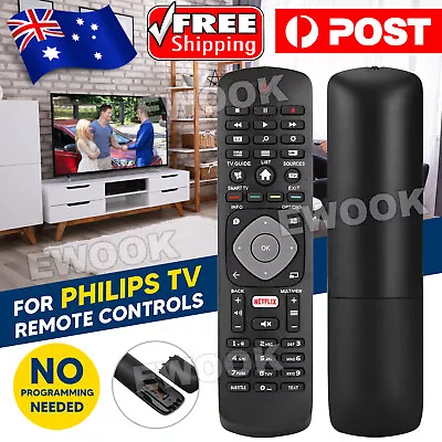 Replacement Remote Control For PHILIPS TV For NETFLIX APP HOF16H303GPD24 • $7.95