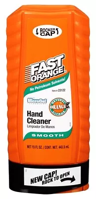 Permatex 23122 Fast Orange Citrus Scent Smooth Lotion Hand Cleaner 15 Oz. • $12.31