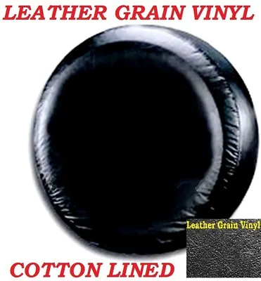 15  DIY Trailer Spare Tire Tyre Wheel Cover Pure Black Heavy Duty Vinyl VNL591M1 • $14.91
